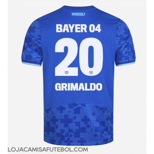 Camisa de Futebol Bayer Leverkusen Alejandro Grimaldo #20 Equipamento Alternativo 2025-26 Manga Curta